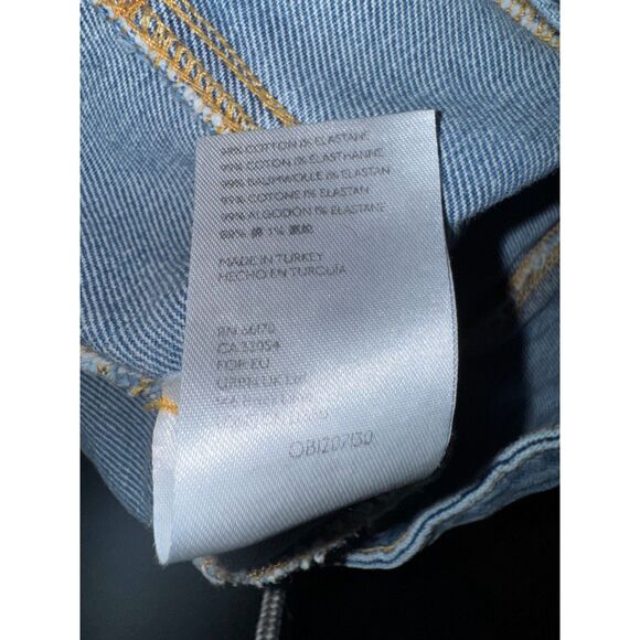 Free People Seasons In The Sun Flare Sunshine Burst Jeans Waist 26 Length 32 - Picture 3 of 4